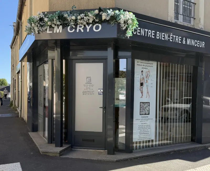 Devanture du centre LM CRYO à Bayeux